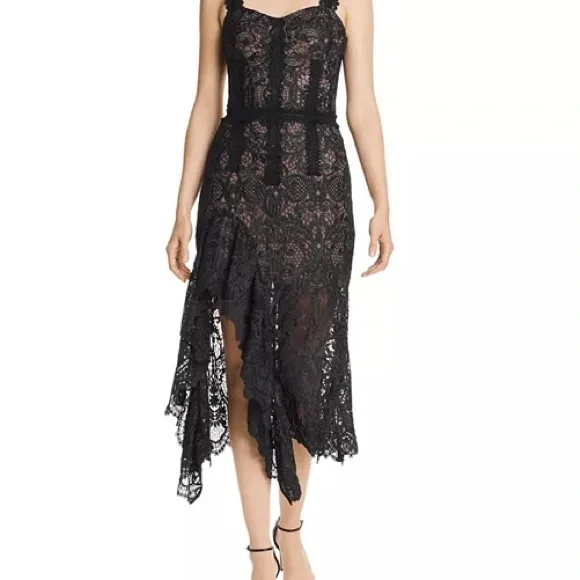Bronx & Banco Tiffany Lace Midi Dress M - Picture 3 of 8